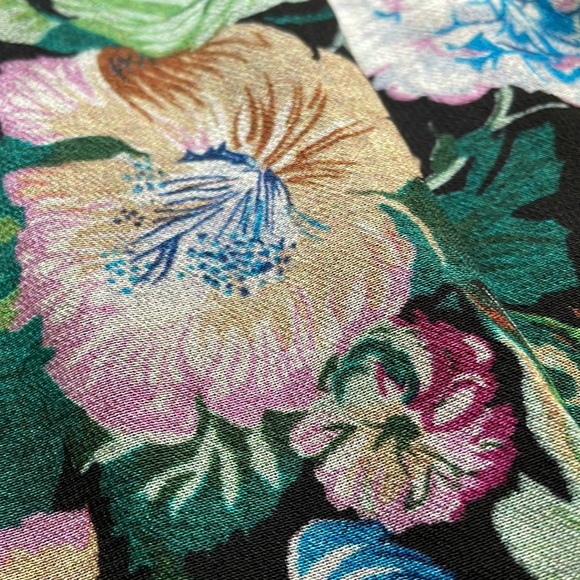 & other stories floral print flutter sleeve wrap midi dress - Picture 15 of 15